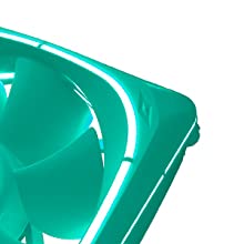 Vetroo DF120 120mm Case Fan White LED Lighting PC Cooling Fan Pink Fan Frame Green